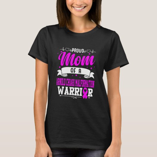 Stolze Mama einer Arnold Chiari Malformation T-Shirt (Vorderseite)