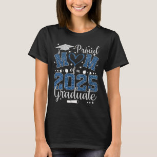 Stolze Mama einer Cl von 2025 Graduate 2025 Senior T-Shirt