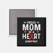 Stolze Mama einer Herzkrankheit Magnet (Vorderseite/Rückseite)