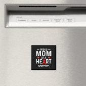 Stolze Mama einer Herzkrankheit Magnet (In Situ (Geschirrspüler))