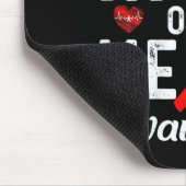 Stolze Mama einer Herzkrankheit Mousepad (Ecke)