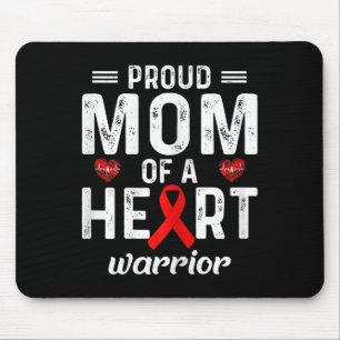 Stolze Mama einer Herzkrankheit Mousepad