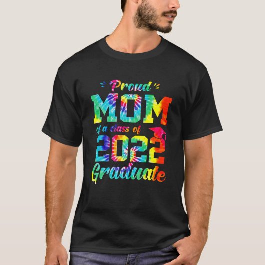 Stolze Mama einer Klasse von 2022 Grad Grad der Ge T-Shirt (Vorderseite)