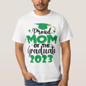 Stolze MAMA einer Klasse von 2023-Graduate Fun Scr T-Shirt (Vorderseite)