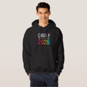 Stolze Mama einer Klasse von 2026 Hochschulabsolve Hoodie (Vorne ganz)