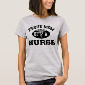 Stolze Mama einer Krankenschwester T-Shirt (Vorderseite)