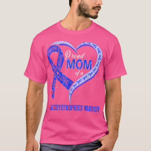 Stolze Mama einer Leukodystrophien Kriegerbandhust T-Shirt