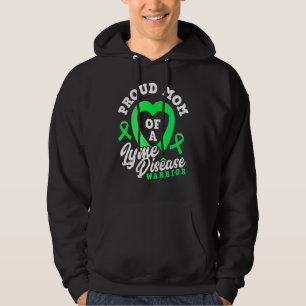 Stolze Mama einer Lyme-Krankheit Krieger Sohn-Toch Hoodie