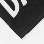 Stolze Mama einer Schwarzgürteltochter 13 Fleecedecke (Ecke)