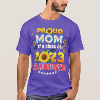 Stolze Mama einer Sonnenblume der Klasse 2023  T-Shirt
