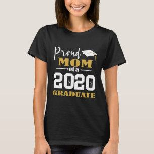 Stolze Mama eines 2020 Graduate White T-Shirt