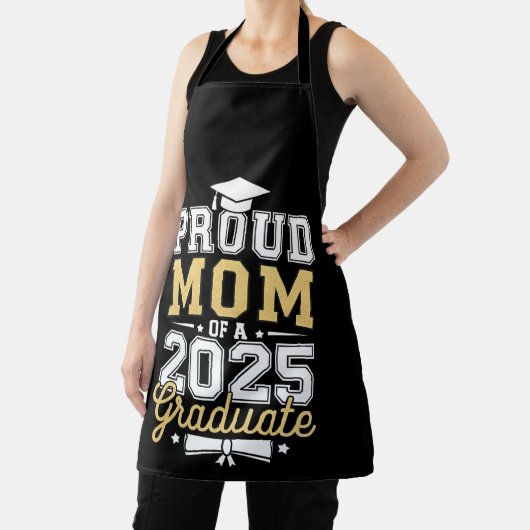 Stolze Mama eines 2025-Grad-Abschlusses Schürze (InSitu)