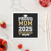 Stolze Mama eines 2025-Grad-Abschlusses Serviette (Beispiel)