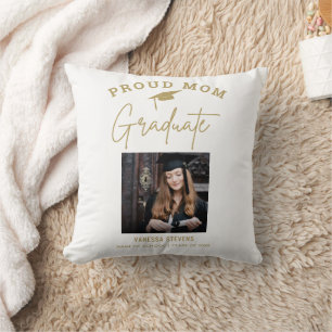 Stolze Mama eines 202-fach-Graduate Custom-Fotos Kissen