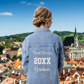 Stolze Mama eines 20XX-Absolventen Jeansjacke