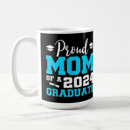 Stolze Mama eines Abschlusses der Graduate School Kaffeetasse (Links)