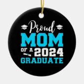Stolze Mama eines Abschlusses der Graduate School  Keramik Ornament (Vorne)