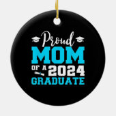 Stolze Mama eines Abschlusses der Graduate School  Keramik Ornament (Hinten)