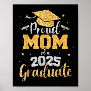 Stolze Mama eines Abschlusses für die Mama 2025 (G Poster