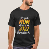 Stolze Mama eines Absolventen 2022 T-Shirt (Vorderseite)