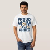 Stolze Mama eines Architekten T-Shirt (Vorne ganz)