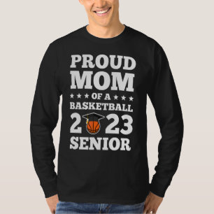 Stolze Mama eines Basketballs 2023 Senior Senior T-Shirt