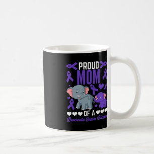 Stolze Mama eines Bauchspeicheldrüsenelementars un Kaffeetasse