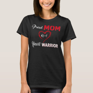 Stolze Mama eines CHD-Bewusstseins eines Herzkrieg T-Shirt