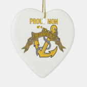 Stolze Mama eines Chief Petty Officer Keramikornament (Rechts)