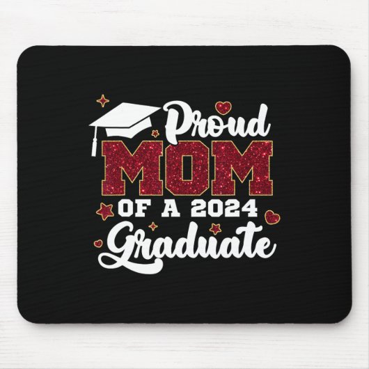 Stolze Mama eines Cl höheren Abschlusses Mousepad (Vorne)