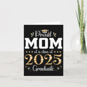 Stolze Mama eines Cl von 2025 Graduate Abschluss Karte