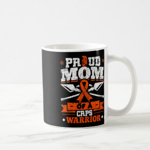 Stolze Mama eines Crps-Krieger Monat Orange Band Kaffeetasse