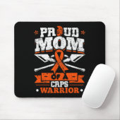 Stolze Mama eines Crps-Krieger Monat Orange Band Mousepad (Mit Mouse)