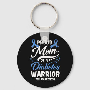Stolze Mama eines Diabetes-Warrior T1d Schlüsselanhänger