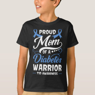 Stolze Mama eines Diabetes-Warrior T1d T-Shirt