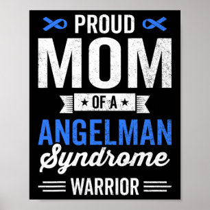 Stolze Mama eines Engel-Syndroms Warrior Survivor Poster