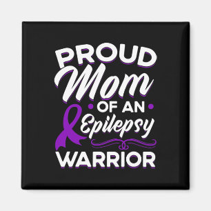 Stolze Mama eines Epilepsie-Krieger-Epilepsie-Awar Magnet