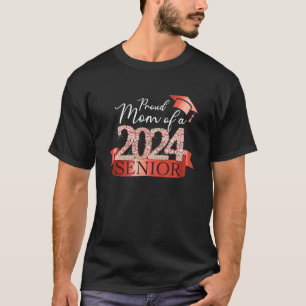 Stolze Mama eines Farbroten Teils der Sekundarstuf T-Shirt