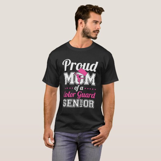 Stolze Mama eines Farbwächter Senior 2024 T-Shirt (Vorne ganz)