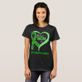 Stolze Mama eines Knochenmarkskriegers T-Shirt (Vorne ganz)