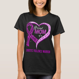 Stolze Mama eines Kriegers für die Gewalt im Inlan T-Shirt