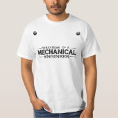 Stolze Mama eines Maschinenbauingenieurs T-Shirt (Vorderseite)
