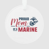 Stolze Mama eines Meeres - Farbe Ornament (Rückseite)