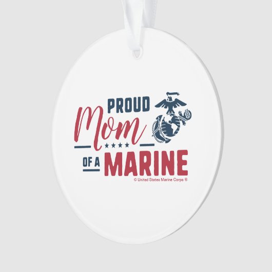 Stolze Mama eines Meeres - Farbe Ornament (Vorderseite)