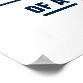 Stolze Mama eines Meeres Poster (Ecke)