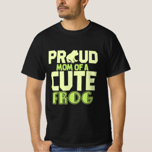 Stolze Mama eines Niedlichen Frosches T-Shirt