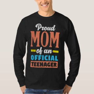 Stolze Mama eines Offiziellen Nagers 13. Geburtsta T-Shirt