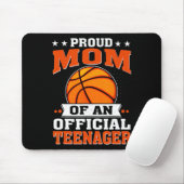 Stolze Mama eines Offiziellen Teenagers am 13. Mousepad (Mit Mouse)