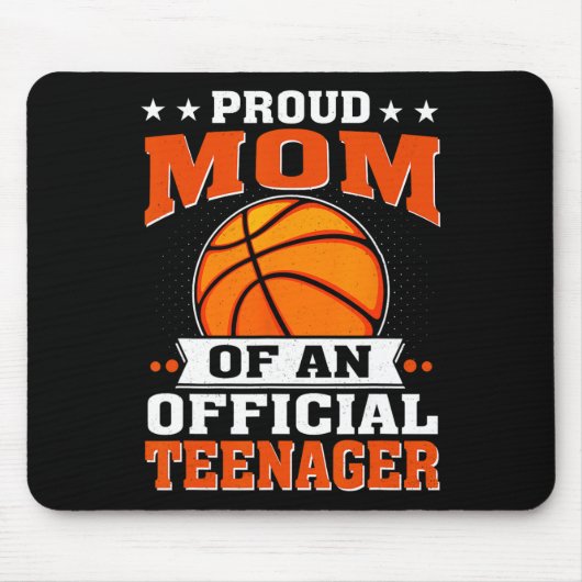 Stolze Mama eines Offiziellen Teenagers am 13. Mousepad (Vorne)