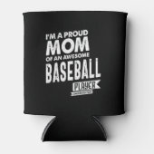 Stolze Mama eines Phantastischen Baseballspielers Dosenkühler (Vorderseite)